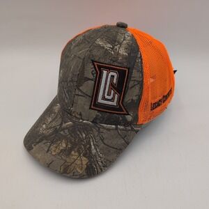 Legacy Concrete Realtree & Blaze Orange Hat Cap Hunting American Flag Adjustable